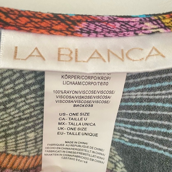 NWOT LA BLANCA Sunlit Soiree Cover-up - Picture 11 of 11